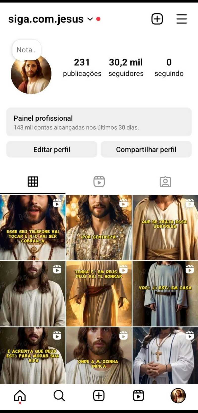 Contas King - Vendas de Contas do Instagram - siga.com.jesus