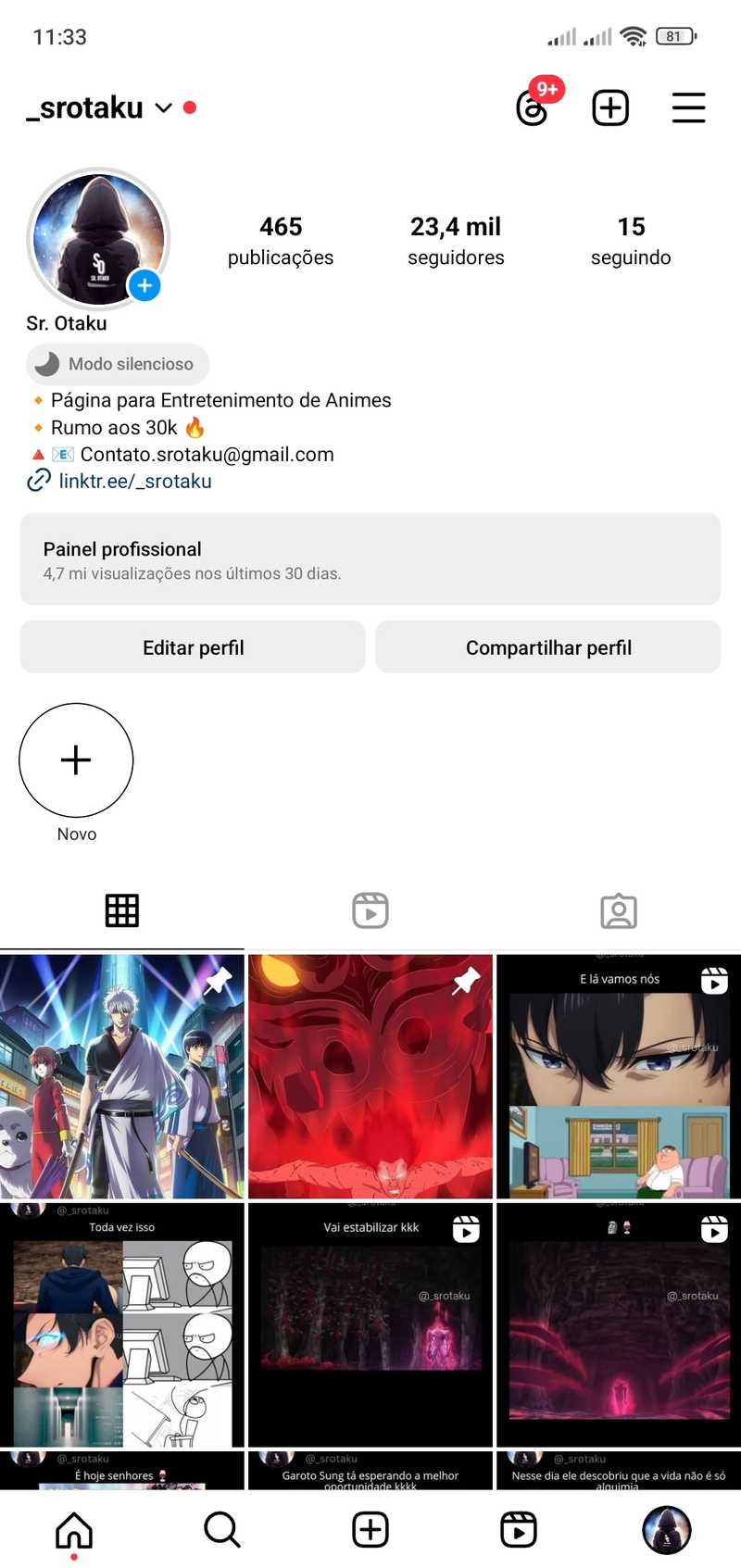 Contas King - Vendas de Contas do Instagram - _srotaku