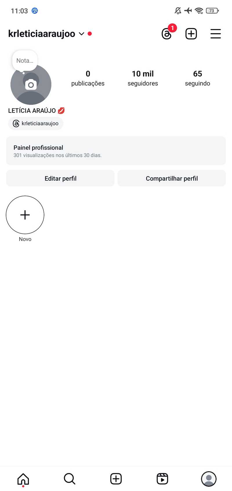 Contas King - Vendas de Contas do Instagram - krleticiaaraujoo
