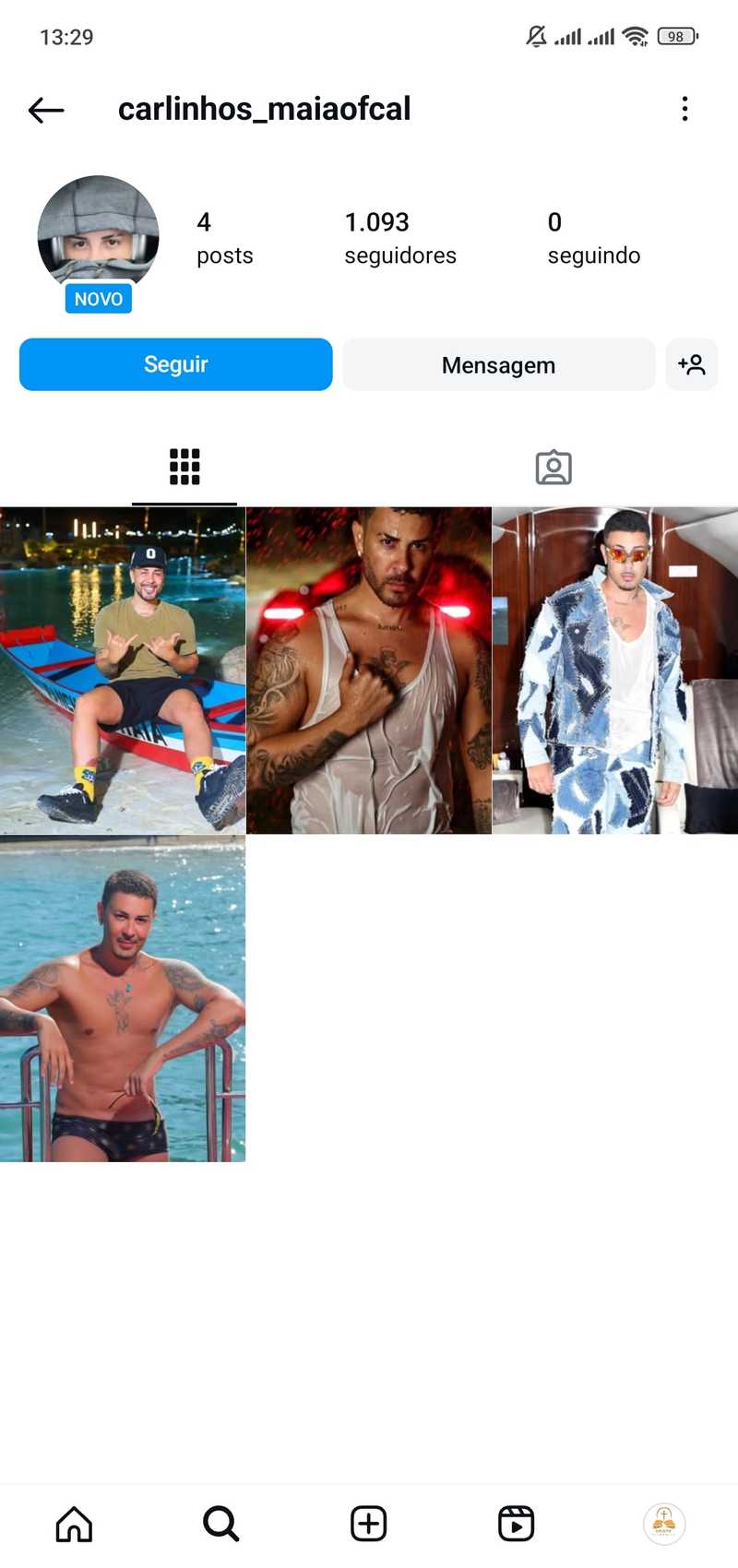 Contas King - Vendas de Contas do Instagram - carlinhos_maiaofcal
