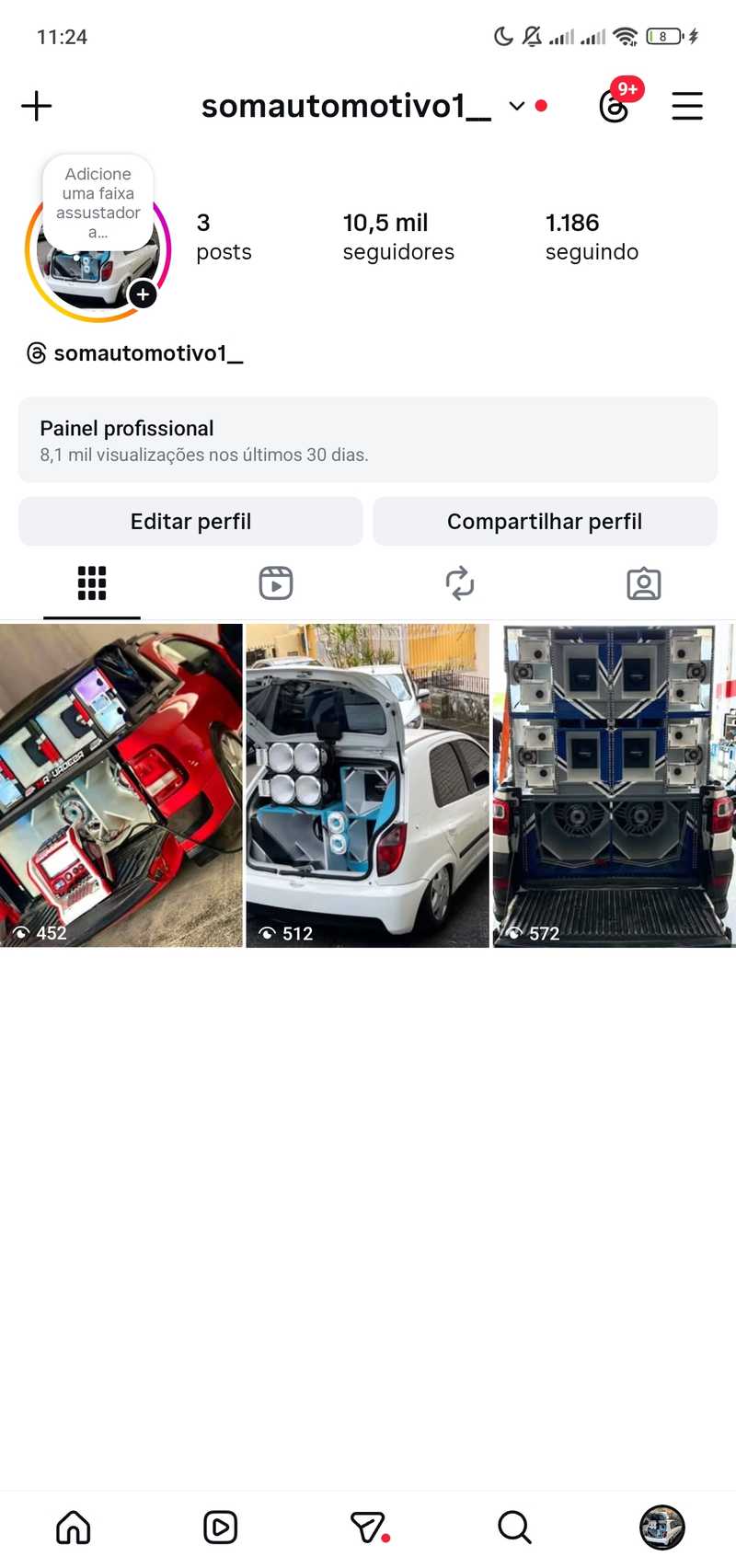 Contas King - Vendas de Contas do Instagram - somautomotivo1__