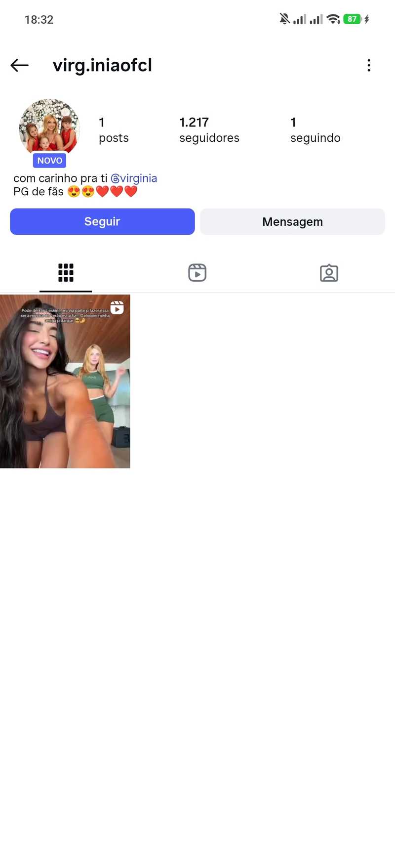 Contas King - Vendas de Contas do Instagram - virg.iniaofcl